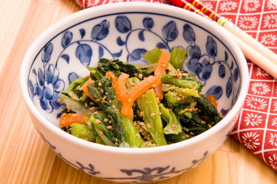 小松菜のごま和えレシピのイメージ画像
